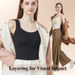 🎊Big Sale 60% OFF 🥰Thickened Warm Tank Top with Shelf Bra