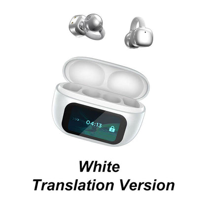 🔥HOT SALE-49% OFF 🎁Ear Clip-on Smart Color Screen Intelligent Translation Headset