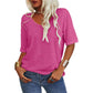🔥Last Day 49% OFF🔥Women's Solid Color V-Neck T-shirt - 12 COLORS