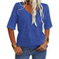🔥Last Day 49% OFF🔥Women's Solid Color V-Neck T-shirt - 12 COLORS