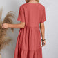 💝Hot Sale 60% Off🎁Retro V-neck Loose Casual Dress💖Buy 2 Free Shipping