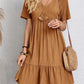 💝Hot Sale 60% Off🎁Retro V-neck Loose Casual Dress💖Buy 2 Free Shipping