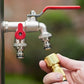 🔥 FLASH SALE: 50% OFF! ⚙️ Universal Stainless Steel Double Outlet Garden Faucet – Independent Valves, Heavy-Duty & Easy Install 🚰