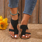 Women's Fashion Casual Toe Ring Flat Sandals
