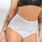 Plus Size High Waist Leak Proof Ice Silk Panties