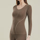 🍂Autumn Promotion 50%💕Women's Thermal Underwear Set with Shelf Bra