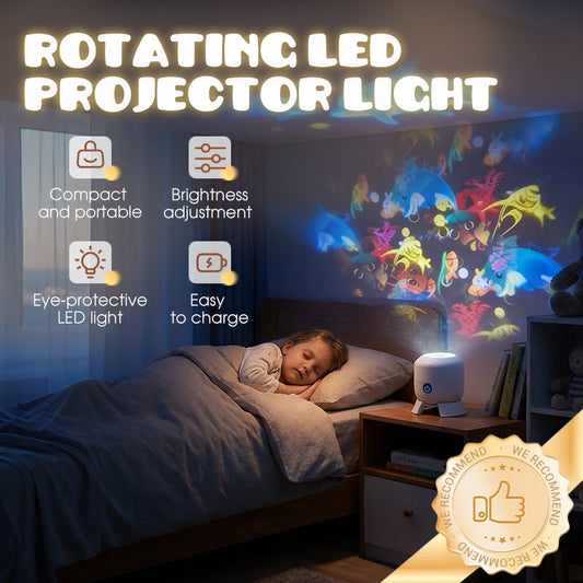 🔥Free Shipping & 50% OFF🔥💞Over 50K+ pieces sold! ⚡Dynamic Rotating LED Projector Light