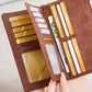 🔥Free Shipping&Hot Sale🚚 Women's Retro Style RFID Blocking Tri-fold Wallet