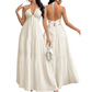 👗SUMMER HOT SALE👗Halter Neck Backless Tiered Maxi Dress