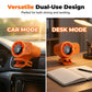 🌀Summer Hot Sale - ONLY ￡10.99!!💨50K+ SOLD!🚙Hands-Free Personal Cooling Fan with LED Display❄️🌬️