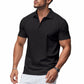 ⏰️Last Day For Free Shipping⌛️💞50K+ SOLD!👔⚡ 50% OFF! Men's Lapel Tee – Wrinkle‑free, quick‑dry fabric. Tailored fit, 5 colors. Machine washable. 🛡️🕊️