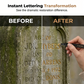 ❤️Let Love Shine On, Forever❤️Tombstone Marker Pen for Lettering Restoration