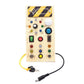 🎁Last Day Promotion 49% OFF🔥Wooden Busy Board Toys with LED Lights