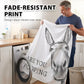 🔥Free Shipping & 50% OFF🔥Funny Donkey Shower Curtain with Hooks
