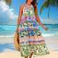 🌸LAST DAY SPECIAL PRICE!!🌸Women's Charming Loose Bold Print Dresses