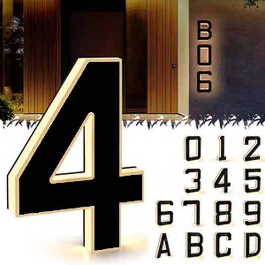 ⏰️Last Day For Free Shipping⌛️Waterproof LED House Numbers for Outside