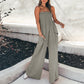 ⏰️Last Day For Free Shipping⌛️Ladies Gather Top Wide Leg Jumpsuit