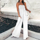⏰️Last Day For Free Shipping⌛️Ladies Gather Top Wide Leg Jumpsuit