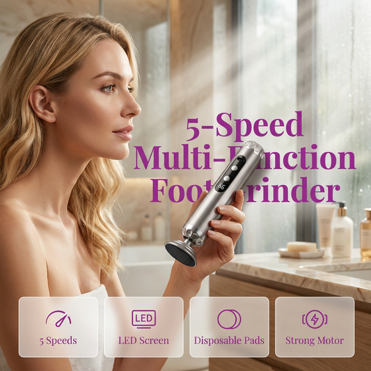 🔥Free Shipping & 50% OFF🔥Multi-Function Electric Foot Grinder with 5 Speeds