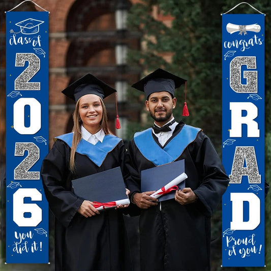 ⏰️Last Day For  £9.99 Only⌛️Class of 2026 Graduation Porch Banners