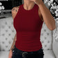 💥Last Day Special Sale Only 9.99£👚Summer Solid Color Slim Fit Vest