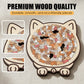 ⏰️Last Day For Free Shipping⌛️Adorable Cat-Shaped Wooden Jigsaw Puzzle