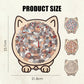 ⏰️Last Day For Free Shipping⌛️Adorable Cat-Shaped Wooden Jigsaw Puzzle