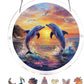 🔥Free Shipping & 50% OFF🔥Acrylic Sunset & Sea Jigsaw Puzzle Window Hanging
