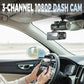 ⏰️Last Day For Free Shipping⌛️3-Channel 1080P Dash Cam
