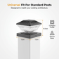 ⏰️Last Day For Free Shipping⌛️Solar-Powered LED Post Cap Lamp