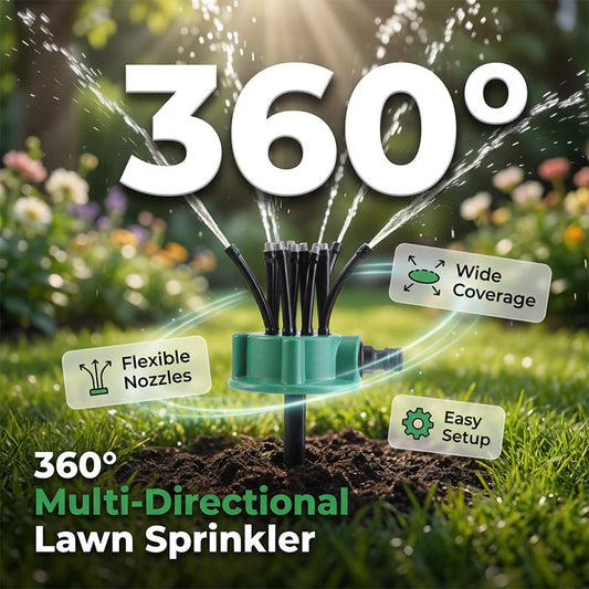 🔥Free Shipping & 50% OFF🔥360° Coverage Precision Garden Irrigation Sprinkler