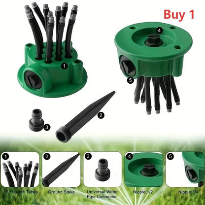 🔥Free Shipping & 50% OFF🔥360° Coverage Precision Garden Irrigation Sprinkler