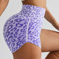 ⏰LAST DAY Only £ 9.99🔥Women's Leopard Print Butt-Lifting Fitness Shorts
