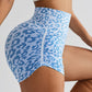 ⏰LAST DAY Only £ 9.99🔥Women's Leopard Print Butt-Lifting Fitness Shorts