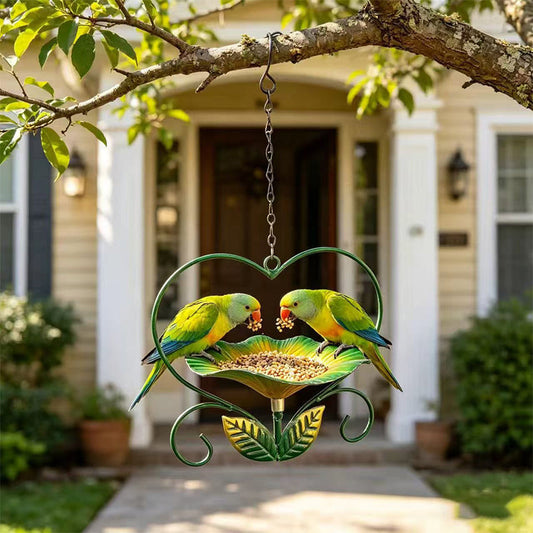 🔥Free Shipping & 50% OFF🔥Outdoor Hanging Heart-Shaped Bird Feeder