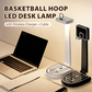 Basketball Hoop LED Desk Lamp with Wireless Charger