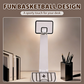 Basketball Hoop LED Desk Lamp with Wireless Charger