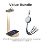 Basketball Hoop LED Desk Lamp with Wireless Charger