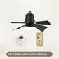 🔥Free Shipping & 50% OFF🔥2-in-1 Portable Ceiling Fan & Light With Remote Control