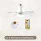 🔥Free Shipping & 50% OFF🔥2-in-1 Portable Ceiling Fan & Light With Remote Control