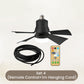 🔥Free Shipping & 50% OFF🔥2-in-1 Portable Ceiling Fan & Light With Remote Control