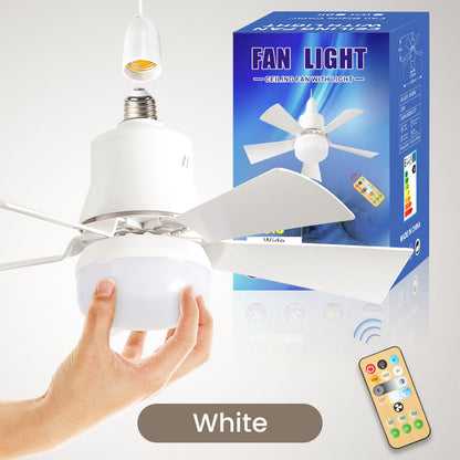🔥Free Shipping & 50% OFF🔥2-in-1 Portable Ceiling Fan & Light With Remote Control