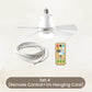 🔥Free Shipping & 50% OFF🔥2-in-1 Portable Ceiling Fan & Light With Remote Control