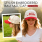 Stylish Embroidered Baseball Cap for Outdoor