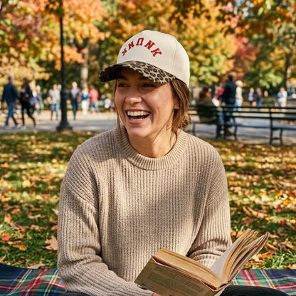 Vintage Color Block Baseball Cap