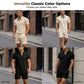 💥Last Day Special Sale 49% OFF👚Men's Jacquard T Shirt & Shorts Set