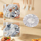 30PCS Reusable Aluminum Foil Food Covers