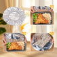 30PCS Reusable Aluminum Foil Food Covers