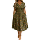 🌸LAST DAY SPECIAL PRICE!!🌸Women's V-Neck Floral Print Dress with Twist Waist